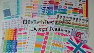 EllieBethDesignsUK Design Team Package #1 // PinkPlannerGirl