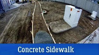 Concrete Sidewalk for Beginners. Tips and Technics