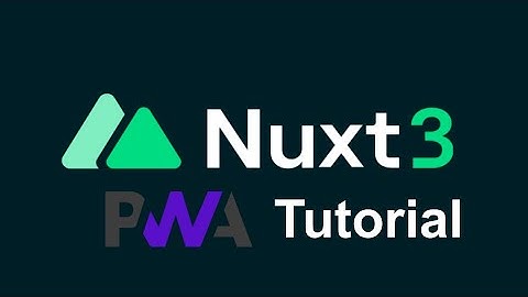 Nuxt 3 PWA Install tutorial