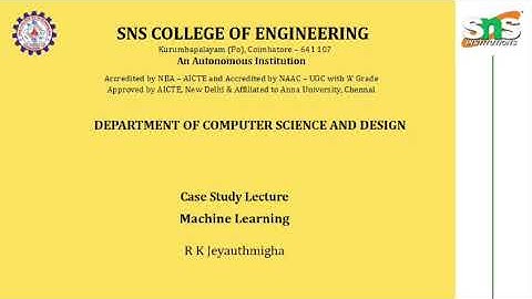 Case Study Video on Recommendation Systems|R K Jeyauthmigha|SNS Institutions