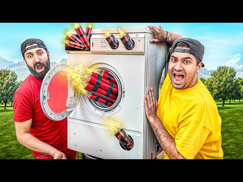 لباس شویی رو منفجر کردیم کی باور میشد انقدر سگ جون باشه