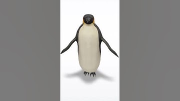 3d moving penguin 🐧  viral 🔥 short
