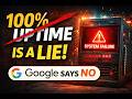 100% Uptime Is a Lie 🚨 (Here's What Google Actually Does)