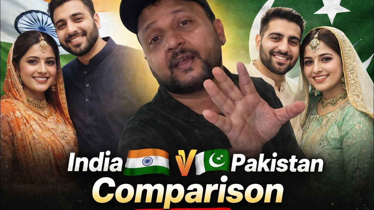 India 🇮🇳 Pakistan 🇵🇰Ka Comparison Ab Nahi @Rizwansidravlogs 