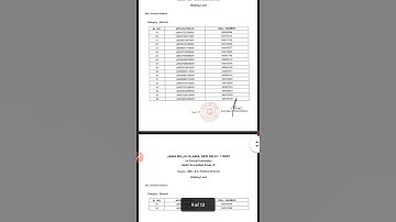 jamia result 2021/jmi result waiting list of selected candidates 2021/jmi result/study and knowledge