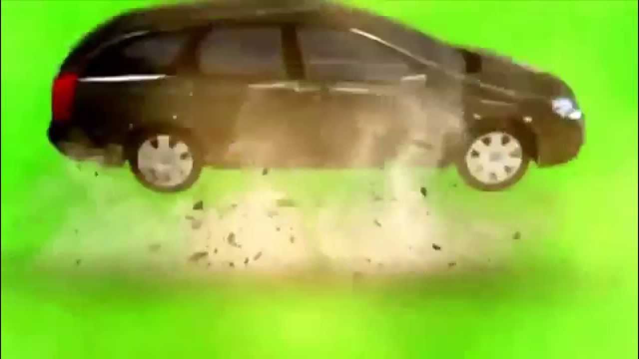 Green Car Crash Hollywood Scene YouTube