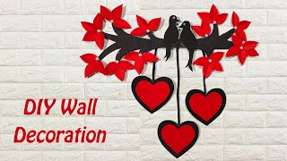 DIY Home Decorating Ideas | DIY Valentine&#39;s Day Photo Frame Making Idea | Wall Hanging Craft Ideas