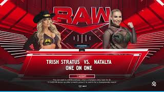 Universe mode, Trish Stratus vs Natalya put on a classic on Monday Night Raw | EP 15