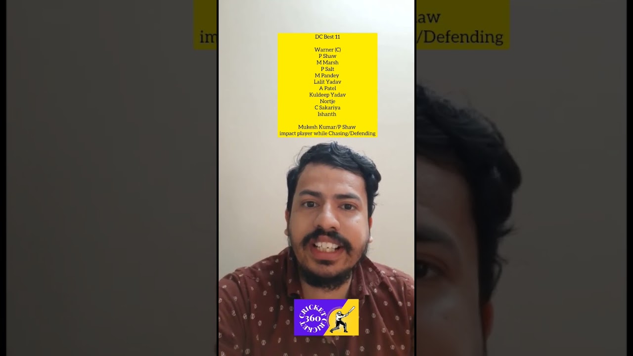 IPL Match 40 DC vs SRH Match Prediction  | Short analysis