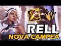 TESTANDO A RELL (NA JUNGLE), A NOVA CAMPEÃ DE LEAGUE OF LEGENDS!