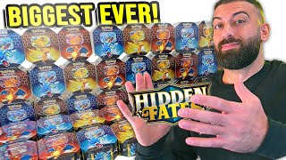 MY BIGGEST HIDDEN FATES OPENING EVER (200+ Packs!)