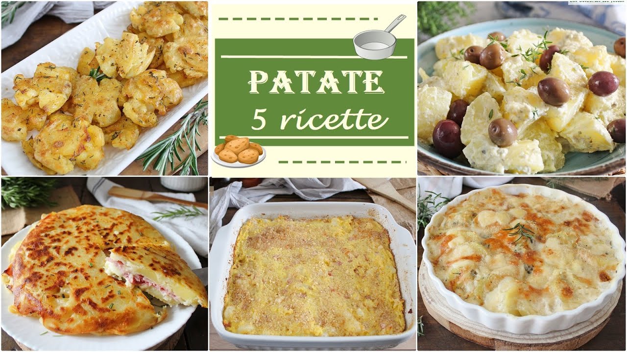 PATATE 5 RICETTE   facilissime- La cucina di Rita
