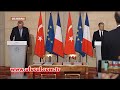 Erdoğan önce Macron sonra gazeteciyle tartıştı