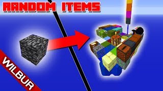 Skyblock, but Every 30 Seconds a Random Item Spawns