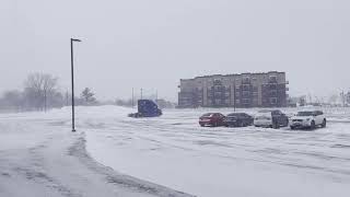 Winter Storm in Waterloo, Iowa (01/12/2024)