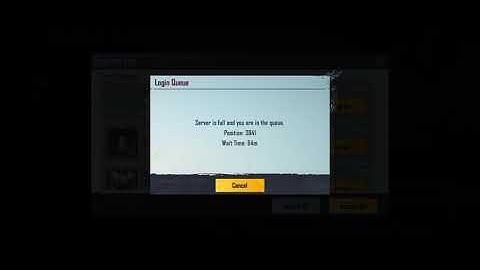 what is the pubg mobile server is full you are in the queue