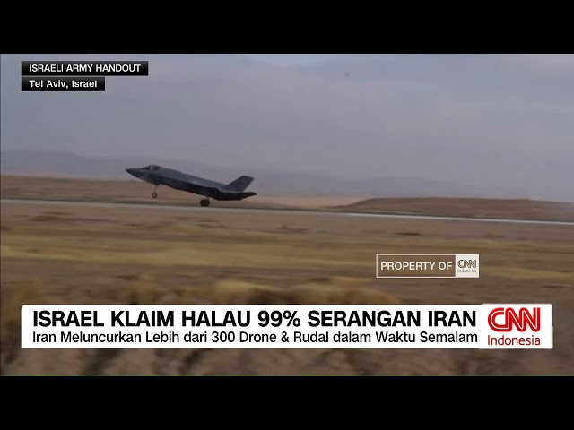 Israel Klaim Halau 99% Serangan Iran class=