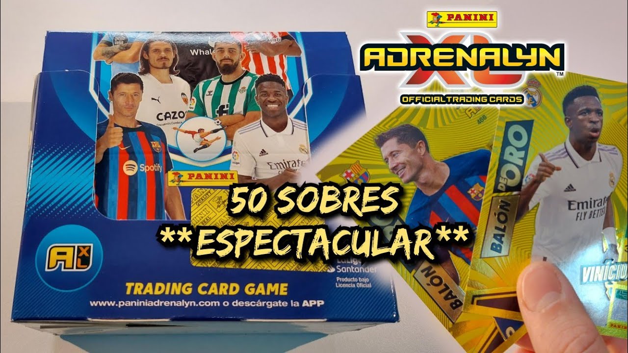 Cajita 50 Sobres Adrenalyn XL De La Liga Este,Colección Futbolistas De La  Liga Sandanter 2022/23 - Centro Comercial Gbla