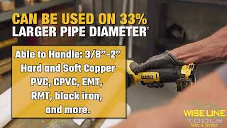 DEWALT DCE710B 20V MAX Pipe Deburring Tool