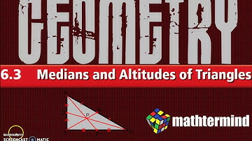 BIM Geometry 6-3 Medians and Altitudes of triangles