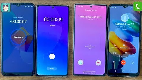 TECNO Spark Go Vs Samsung Galaxy Not20 Alarm Clock & Incoming Call