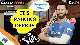 IPL Offer and a Big Surprise But... | Ep.14 | Cricket 24 Career Mode INDIA | Cricket 24 PC Gameplay