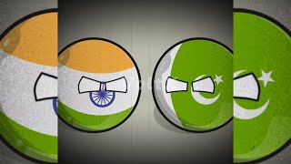 India🇮🇳 vs Pakistan🇵🇰 [Eternal enemies] #countryballs #animation #edit #comparison #youtube #india