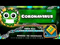 CORONAVIRUS en GEOMETRY DASH!! 😷 *COVID-19*| RANDOM LEVELS GEOMETRY DASH CORONAVIRUS