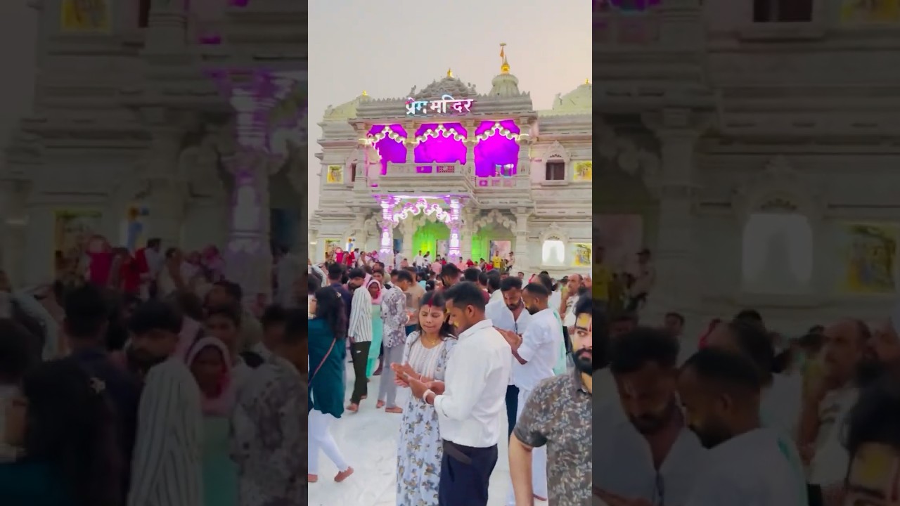 Prem mandir Vrindavan🦚🌿 