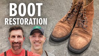 Suede Boot MAKEOVER | From Dress Boots to Motorcycle Ready