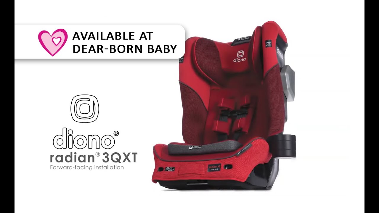 Diono 2020 Radian 3QXT Forward Facing Installation [HowTo] Available