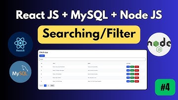 React JS Search and Filter with Node.js Backend