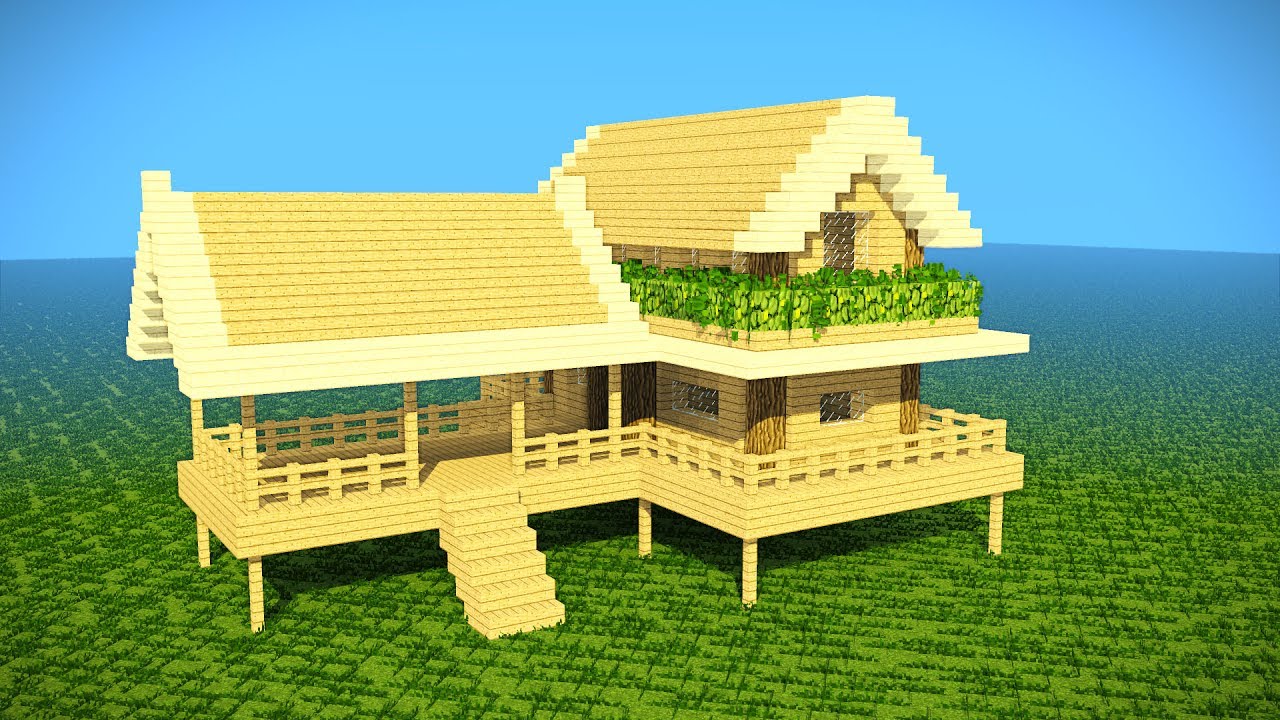 Minecraft: Starter House Tutorial - How to Build a House in Minecraft ...
