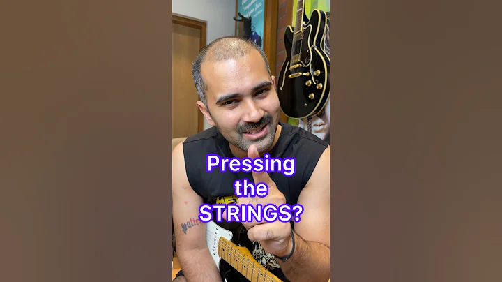 How To Press Guitar Strings- #guitartutorial #guitarteacher #guitarlessons #shorts #guitartalk