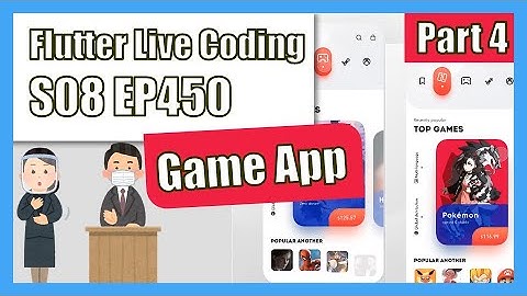 [Flutter] Flutter Live Coding EP450 (Games App Part 4)