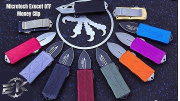 Microtech Exocet OTF Automatic Knife Money Clip California Legal