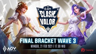 Clash of Valor (COV) 2021 Final Wave 3 - Garena AOV Indonesia