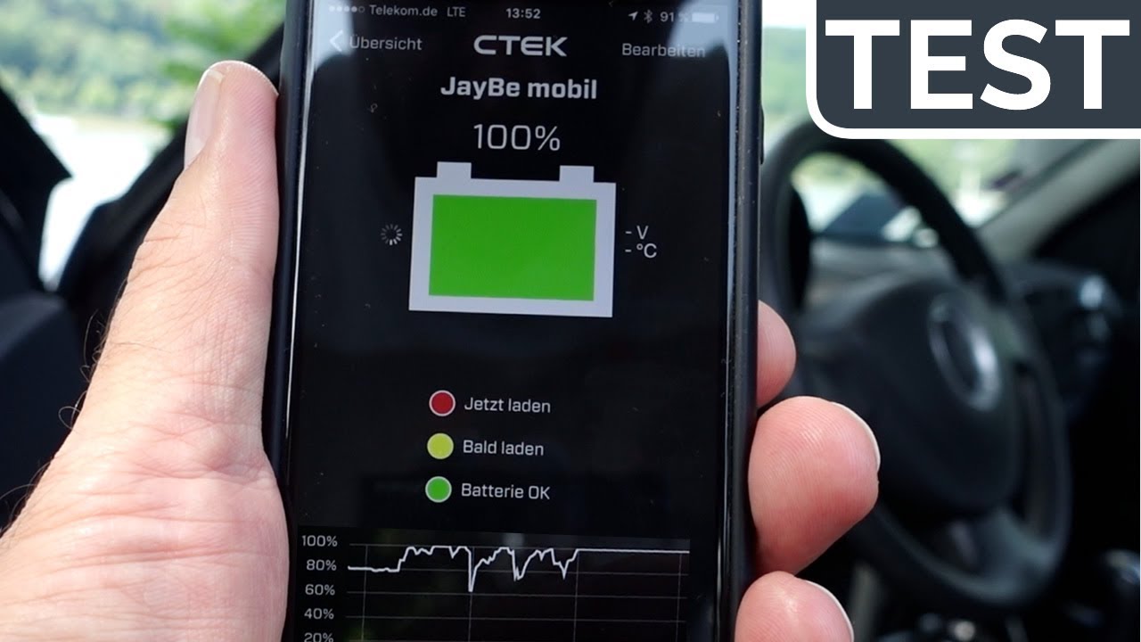 Test CTEK BATTERY SENSE Batterieüberwachung mit App & Bluetooth-Sensor 