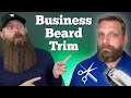 Business Beard Trim - How To Trim A Short Beard!