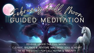 february 2024 full moon in virgo meditation | cleanse & realign mind body heart & soul