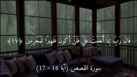 سورة القصص (آية 16-17)