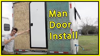 Roll up Door Conversion | Box Truck RV door install |