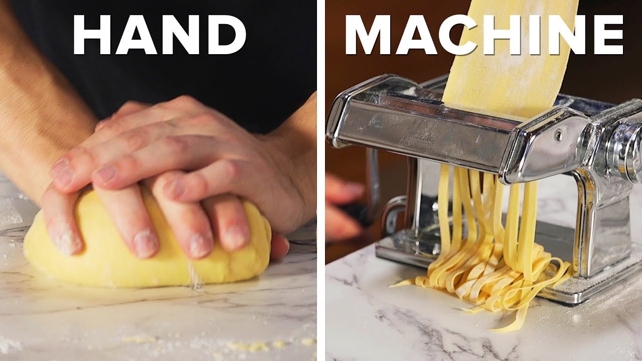 Handmade Vs. Machine-Made Pasta And Meatballs • Tasty