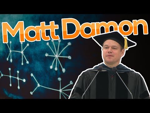 MIT Commencement Speaker Matt Damon