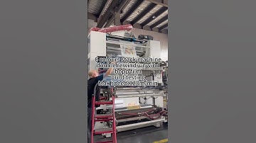 CHANGHONG 6 COLOUR STACK FLEXO PRINTING MACHINE FOR PLASTIC WITH DOUBLE REWIND UNWIND #flexographic