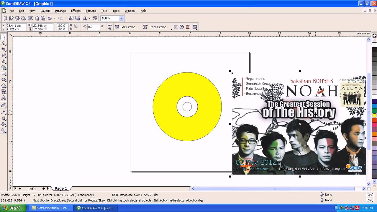 Cara Membuat Cover CD dengan CorelDraw X3 YouTube