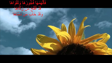 سورة الشمس وتلاوة اكثر من رائعة= معاذ زغبي