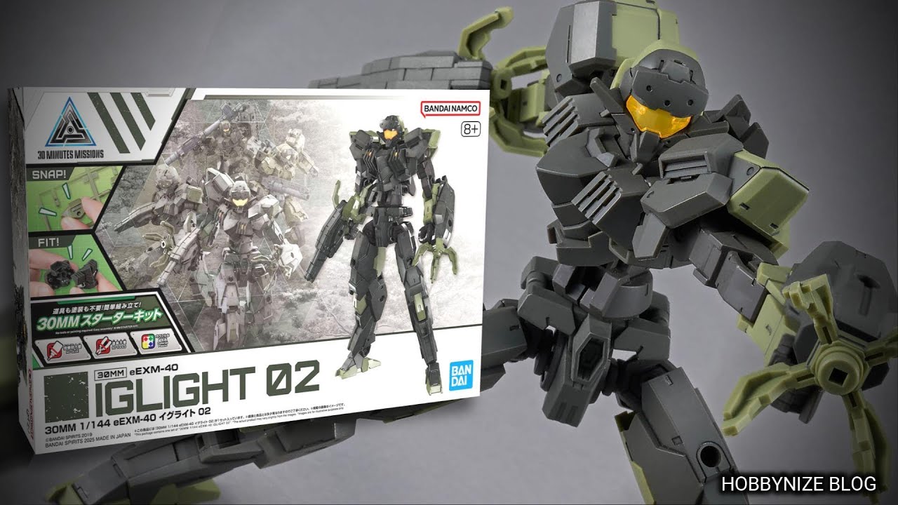 30MM 1/144 eEXM-40 IGLIGHT 02 / 30 MINUTES MISSIONS [Update] - YouTube