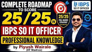 Complete Roadmap to score 25/25 in IBPS SO IT officer Professional Knowledge | IBPS IT Officer 2026 screenshot 3