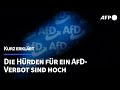 Die AfD verbieten? Die Hürden sind hoch | AFP